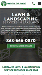 Mobile Screenshot of lawncarelakeland.com